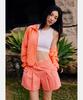 DESCENTE Women'S 4-Inch Inner Leggings Warm-Up Shorts Orange Sr122Pwp31