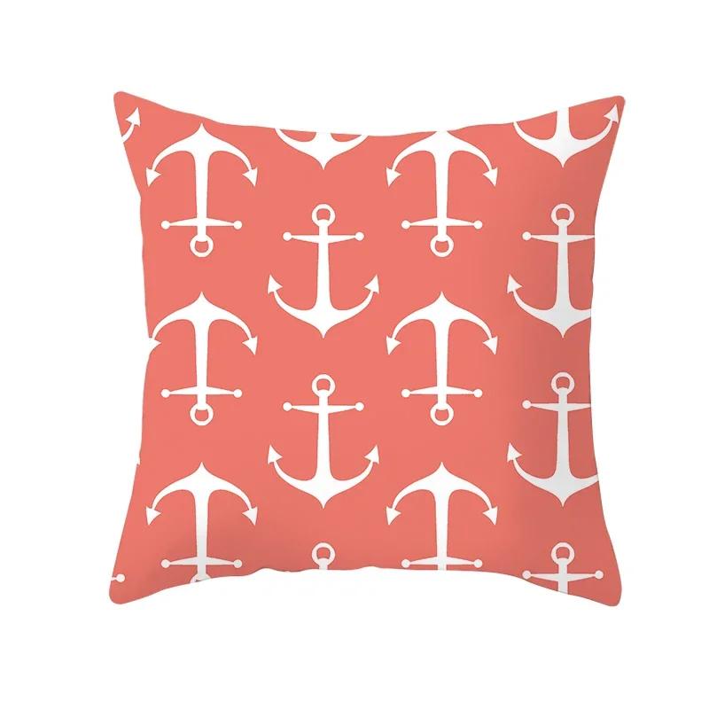 Coral Pillow Case Spring Home Decor Decorative Live Coral Tropical Style Pillow Cushion Cover for Sofa ize Funda Cojin