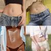 3 buc./lot, inimă, lună, în formă de stea, seturi de inele pentru buric, din oțel inoxidabil, cu cristal, zircon, inele pentru buric, în vrac, piercing sexy pentru buric