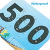 PATIKIL Running Bib Race Competitor Numbers with Safety Pins for and Competitive Multicolor Tear-Resistant Numbers, 7x6", 1-500 Marathons, Sports,