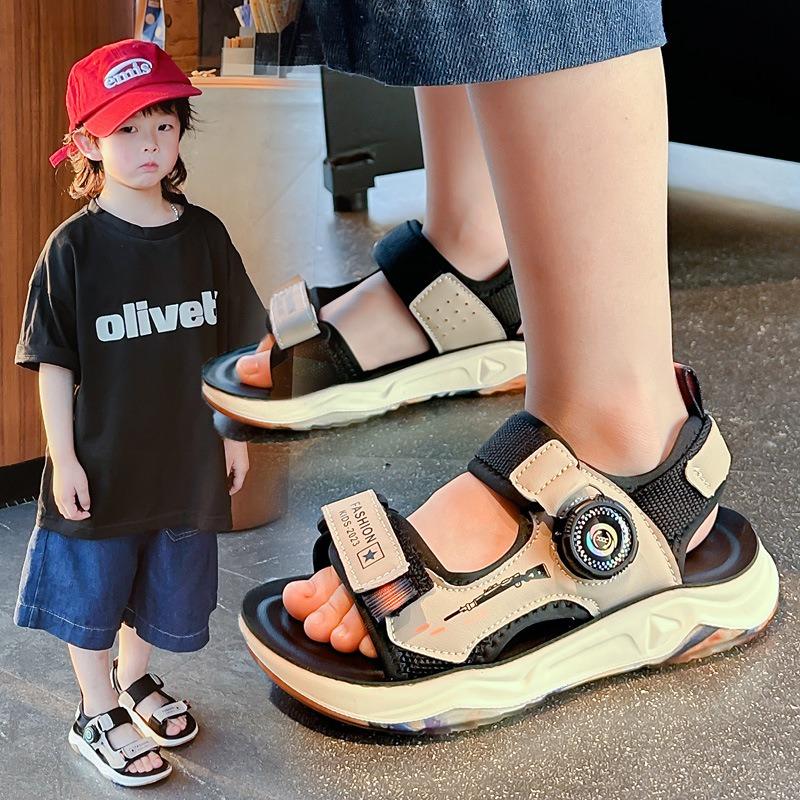 Jungen Kinder Weiche Sohle Freizeit Sommer Sport Strand Sandalen