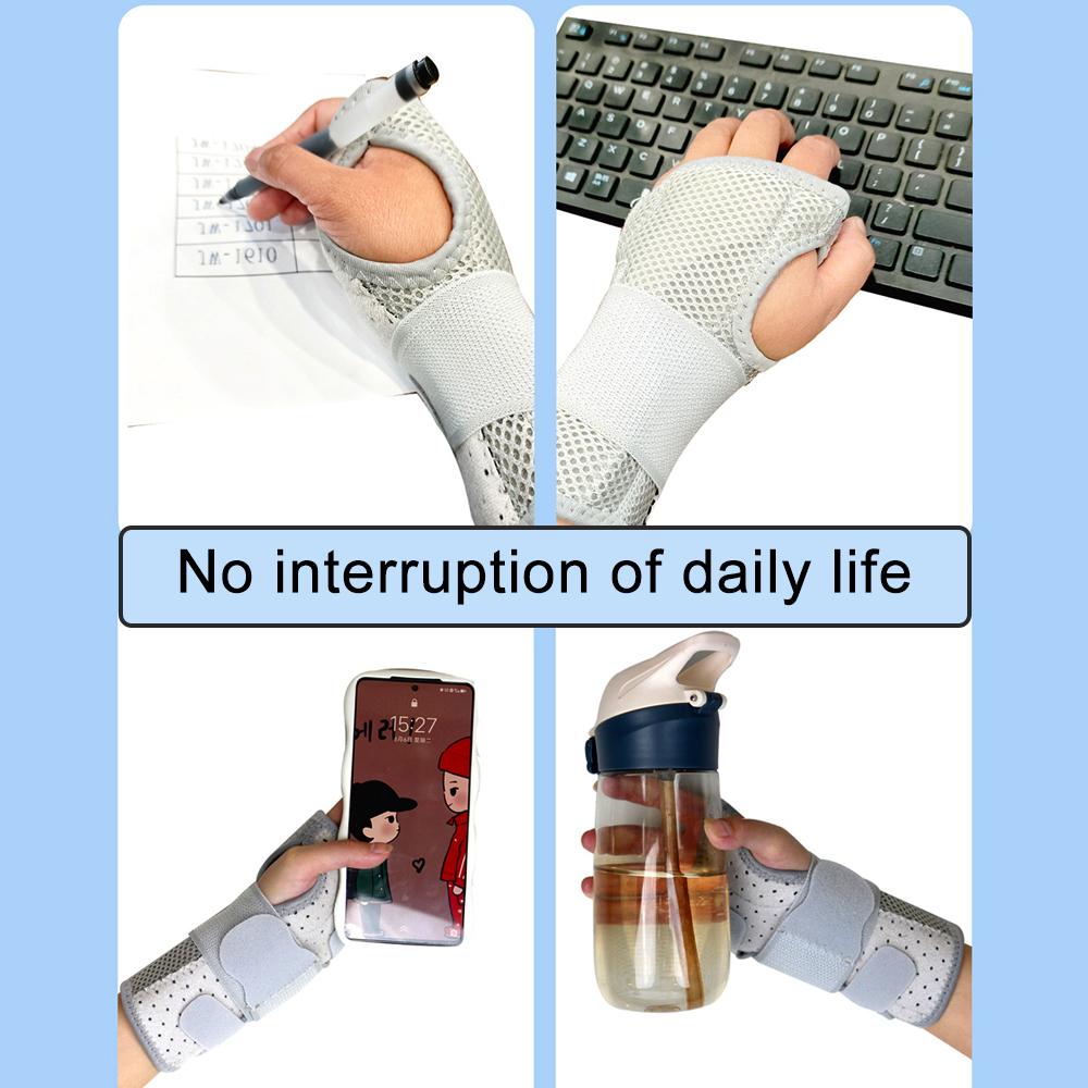 1Pcs Carpal Tunnel Wrist Brace (Left Or Right) - Arm Compression Hand Support Splint - For Men, Women, Kids, Bowling, Tendonitis