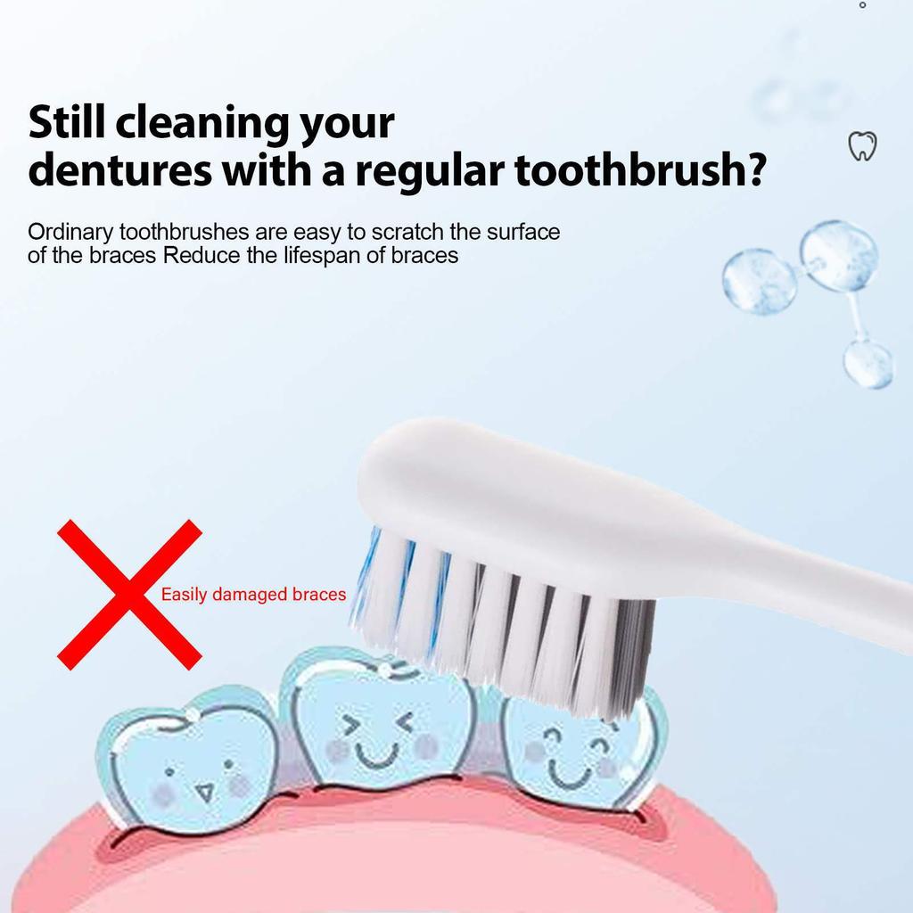 EELHOE Orthodontic Braces Foam Cleaner, Braces Foam Cleaner To Remove Braces Stains, Cleaning and Care less