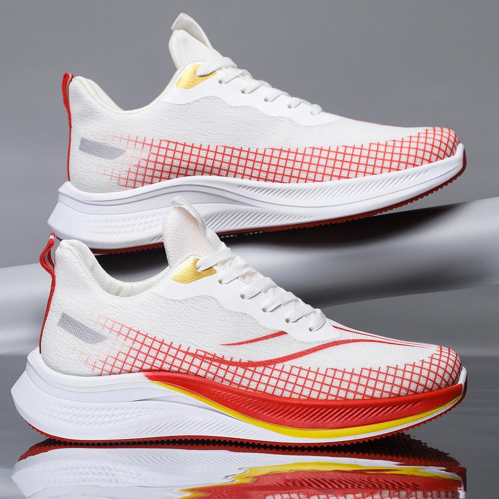 Summer new mesh men's sports shoes breathable casual outdoor running shoes fashionable versatile men's shoes