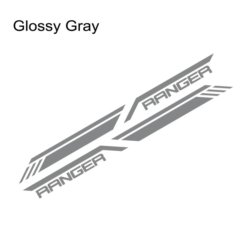 Pickup Side Sticker For Ford Ranger Raptor T6 XLT T8 T7 Car Stripes Style Decor Decal Truck Vinyl Cover Auto Tuning Accessories