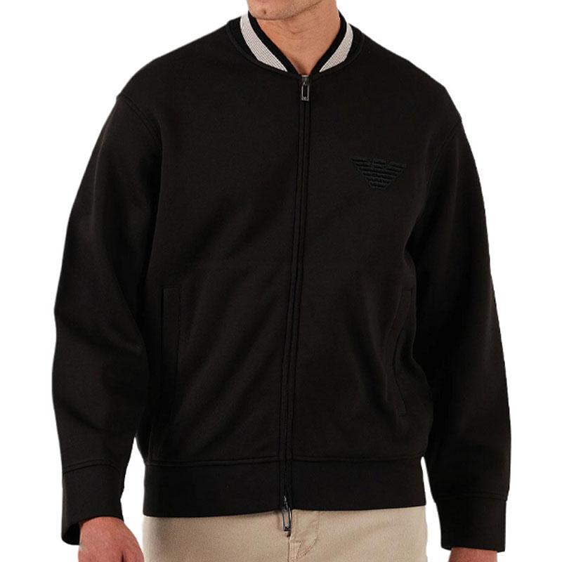 Emporio Armani Eagle-patch zip-up bomber jacket EM002877-AF17545-UC001