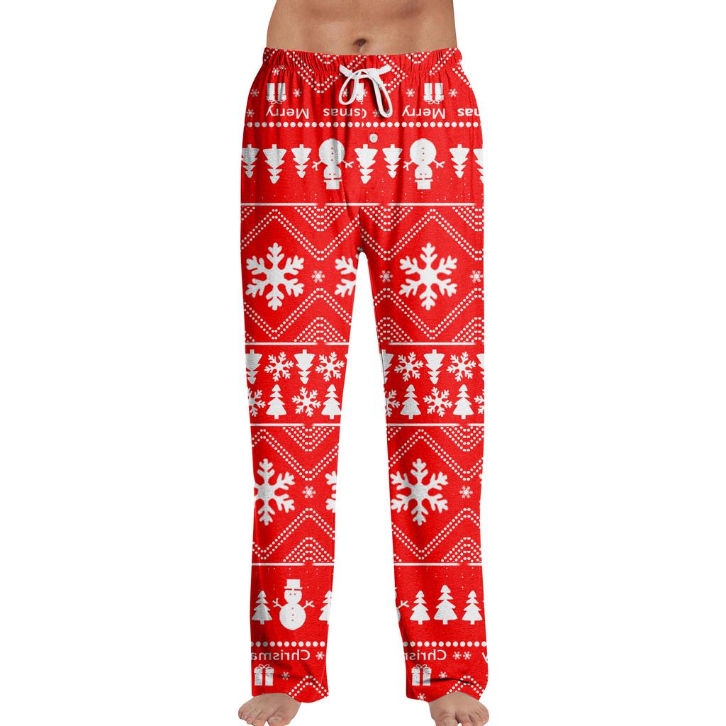 Anime Pajama Pants Sleepwear Casual Drawstring Elastic Waist Pants Comfy Straight Yoga Loose Trousers