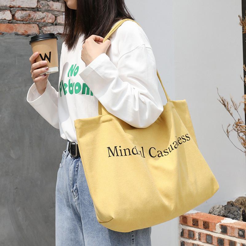 IELGY Корейская версия повседневного искусства холст мода ретро принтованная сумка — фото 11