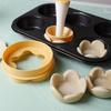2pcs/set, Flower Shaped Pastry Cutter & Tart Tamper, Tarts & Biscuits Mold, Indoor Outdoor Baking Tool, Kitchen Supplies