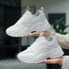 Spring new thick-soled heightened versatile breathable dad shoes casual sports shoes large-size women's shoes