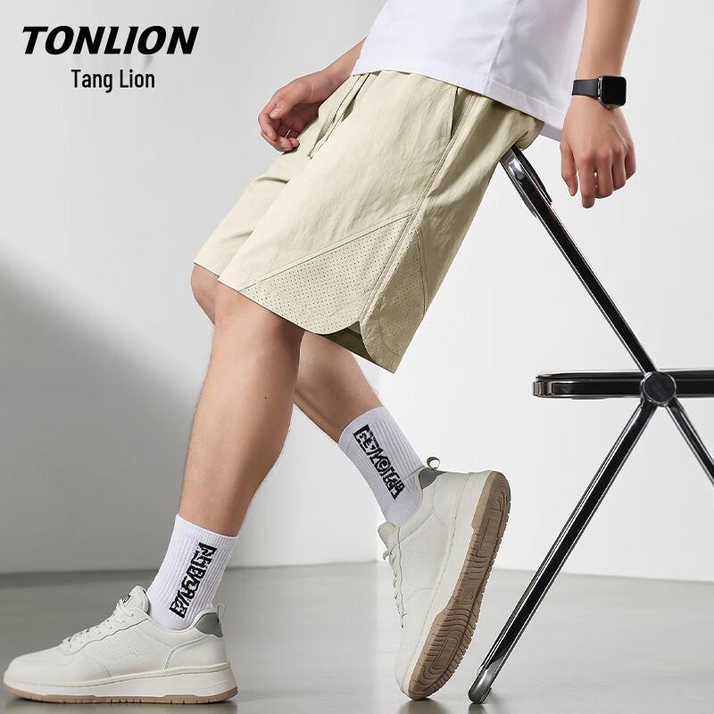TonLion Men's Summer Loose Fit Casual Sport Shorts