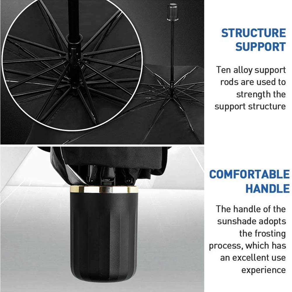 Car Sunshade Umbrella Front Windshield Sun Shade Resistant Insulation Heat Anti For TOYOTA CROWN REIZ VIOS PRADO COASTER CamryWindshield Sunshades 1