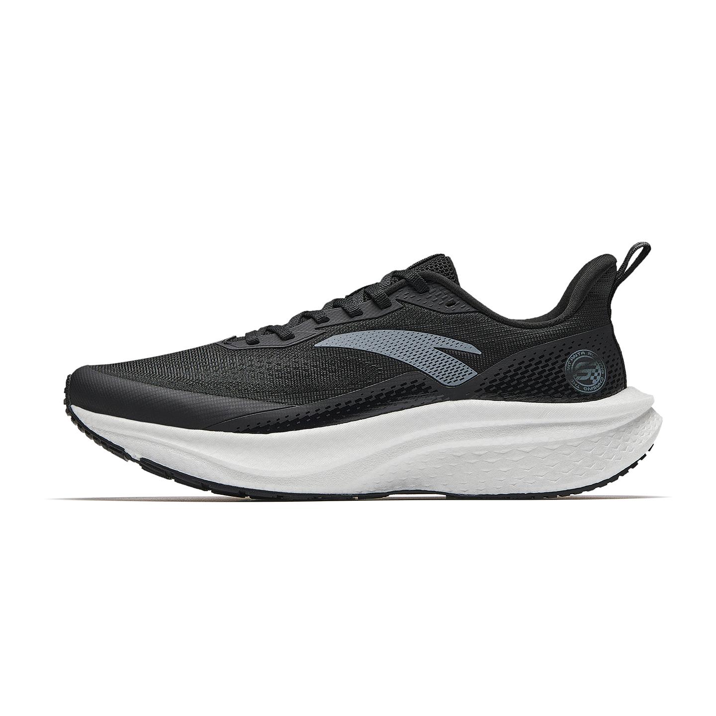 Anta Mach 6SE 3D Imitation Nail Sole Lightweight Comfortable Breathable Low-Top Running Shoes Men sneaker Black Gray 112625582-7 45
