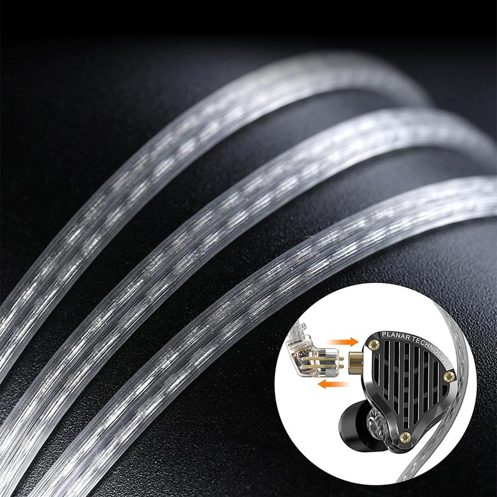 The LINSOUL KZ PR3 redefines expectations for planar IEM sound quality. Features include a 13.2mm planar diaphragm, nano-level silver-plated