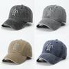 Turtle Baseball Cap Embroidered Retro and Old Sun Hat Couple Cap Outdoor Men's and Women's Sun Protection Cap