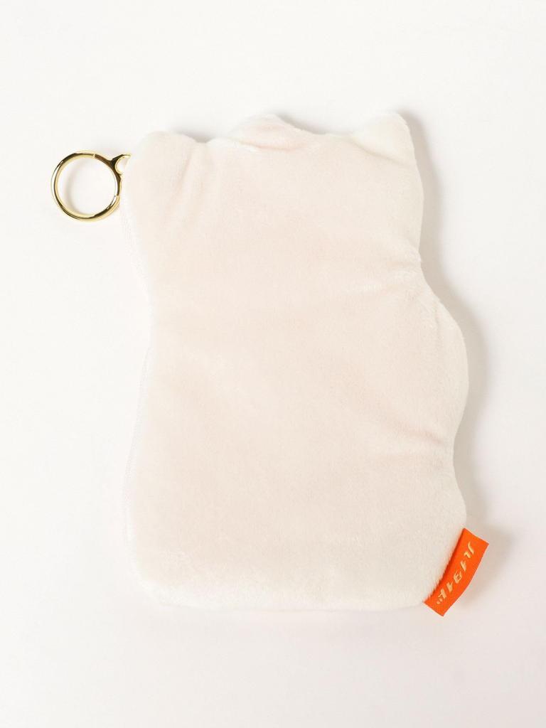 Beams Japan Wallets & Pouches [Special Order] New Retro Maneki-neko Pouch In White