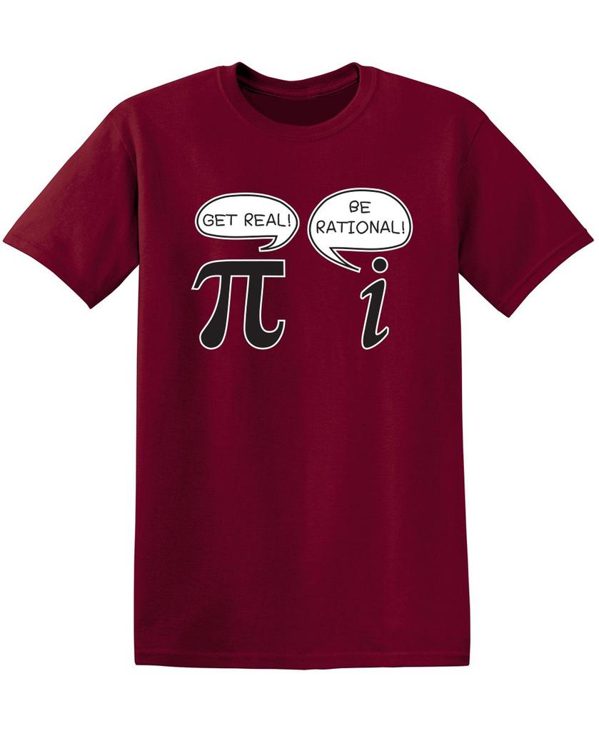 Buď realistický, buď racionální Pí Vtipné Matematický geek Sarkastické Pro dospělé Novinka Vtipné tričko