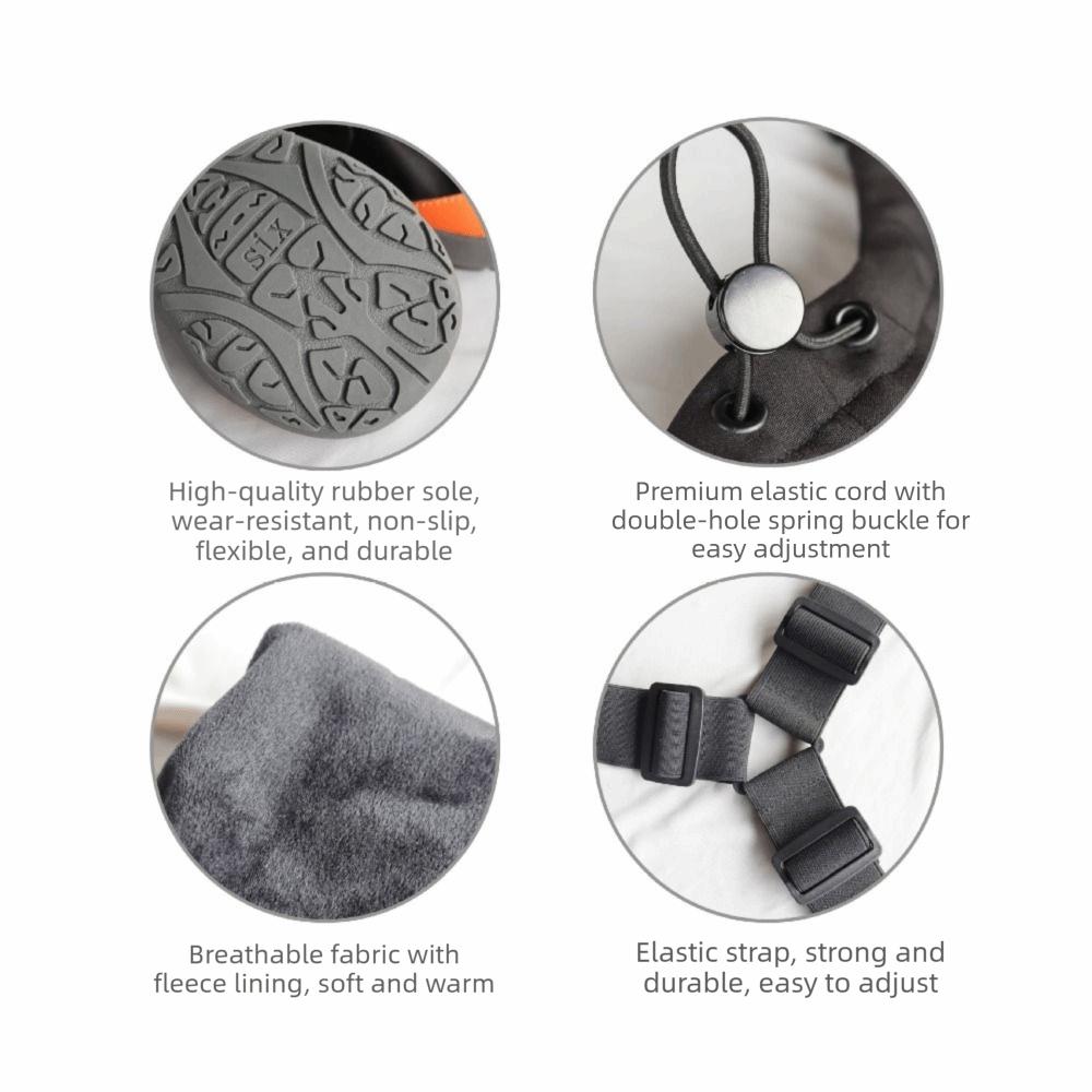 Waterproof Dog Suspender Boots Non-Slip Puppy Paws Protector Easy To Wear Pet Rain Shoes  Winter