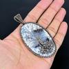 Tree Of Life Dednrite Opal Pendant, Handmade Gemstone 999 Copper Wire Wrap Pendant Antique Jewelry, For Gift Copper Jewelry