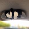 Cartoon Panda Car Decor Set: Gear Shift, Handbrake, Roof Handle, Seat Belt Pads