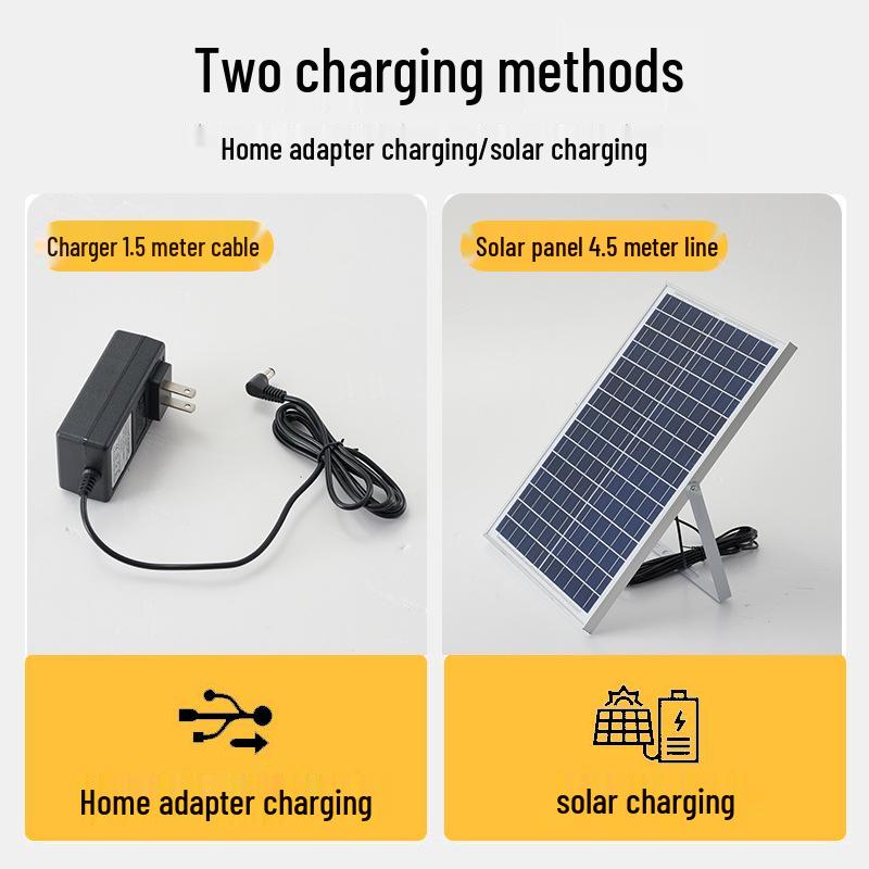16-Inch Solar Charging Electric Fan: Powerful for Home, Camping, and Efficient Energy Use
