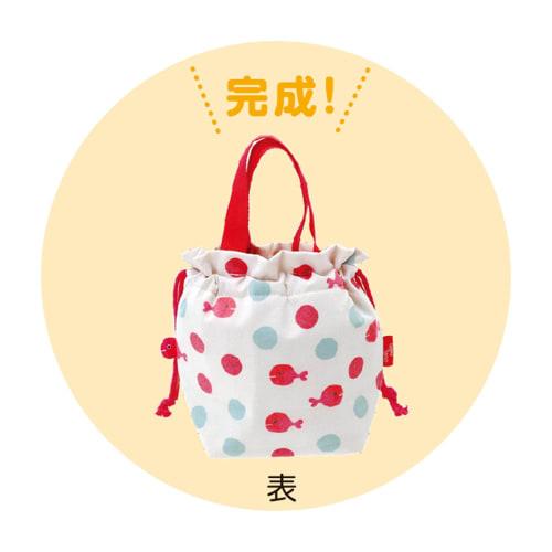 Gakken Staful Gomi Taro Goldfish Runaway Insulated Lunch Bag, Mizutama K20002