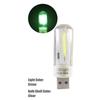 Multicolored Portable USB LED Light Bulbs T18 5V Mini Filament Night Lamp Warm Cool White Reading Lighting Eye Protection Lamps