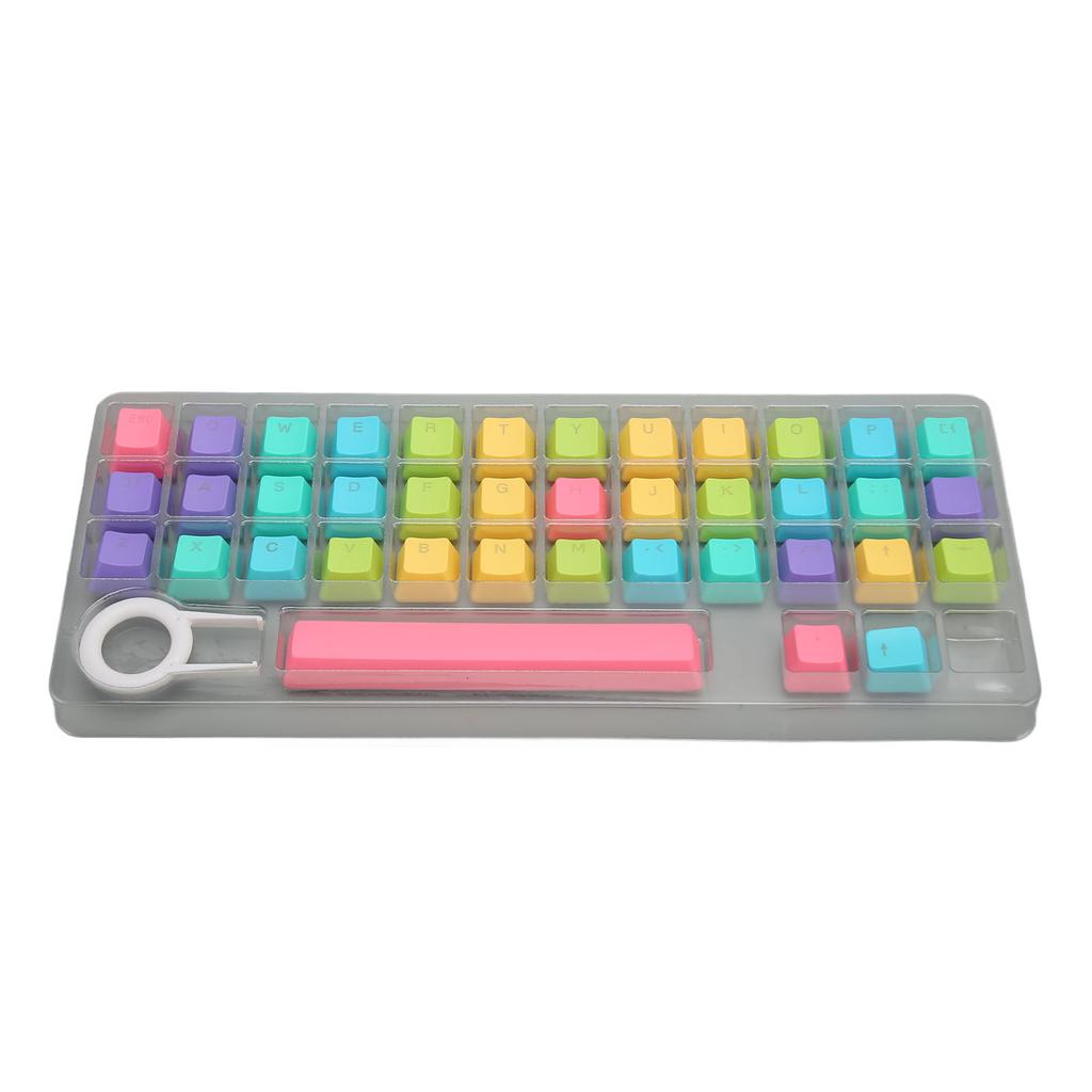 39 Keys Mechanical Keycap DIY Colorful Backlight Exquisite Mechanical Keyboard Keycaps with Keycap Puller