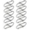 10Pcs Zipper Clip Anti Theft Deterrent Black Dual Opening Safety Zipper Pull Replacement Keep The Zip Closed for Backpacks