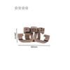 Kid Educational Puzzle Toy Luban Lock Alloy Logic Puzzle Chinese Play Classical