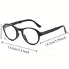 3pcs Unisex Foldable Reading Glasses Portable Lightweight Blue Light Blocking Presbyopia Glasses Magnification +1.0