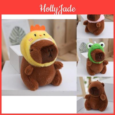 Weiches und knuddeliges Capybara-Plüschtier Schlüsselanhänger Perfekt für Taschen mit niedlichen Designs und entzückenden Merkmalen
