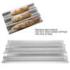 3 Wave Loaves French Bread Baking Mold Stainless Steel Baguette Pan Baguette Baking Tray  Breakfast