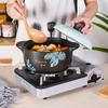 Large Capacity Heat Resistant Ceramic Stew Pot Ming Health Home Gift