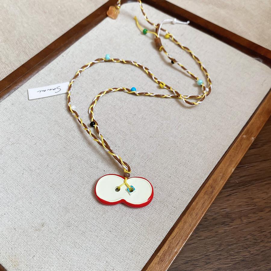 Mengqu Cute Puppy Necklace~ Children's Fun Versatile Long Accessories Women's New Popular Necklaces