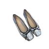 French Small Fragrant Style Bow Shallow Mouth Mary Jane Single Shoes Girl 2025 New Fairy Style with Skirt Doudou Shoes