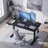 Electric Standing Desk Height Adjustable 120 X 60cm, Black