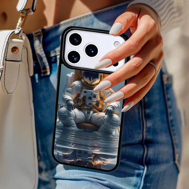 Astronaut In The Ocean Space Phone Case For iPhone 17 Air 14 15 13 12 Max Cover For Apple 14 15 16 16e 11 Pro Max Plus Coque