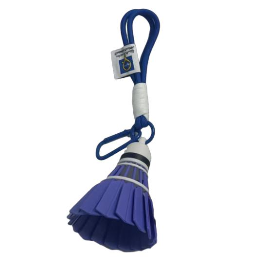 Badminton Ornament 3D Printed Shuttlecock Key Chain with Handcrafted Finishing Rainbow Color Backpack Desk Decor