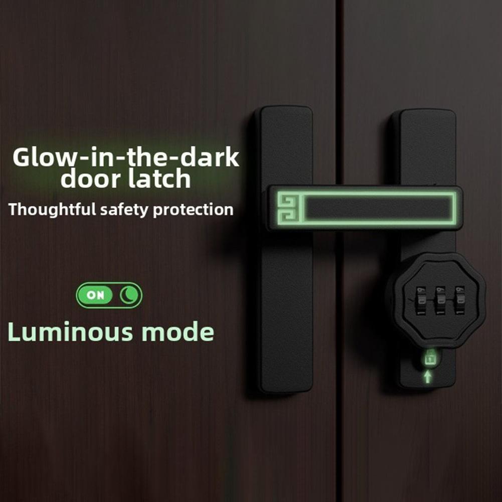 Kombinations-Passwort-Türschloss für Schlafzimmer Badezimmer Schränke Schubladen mit einstellbarem Code Zinklegierung Rostbeständig