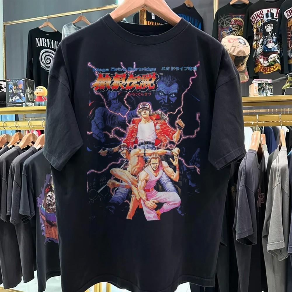 Final Fight Arcade Retro Vintage Style T-Shirt High Quality Graphic Print DTG