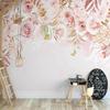 European Style 3d Rose Wallpaper Pastoral Romantic Flowers Murals Living Room Bedroom Background Wall Mural