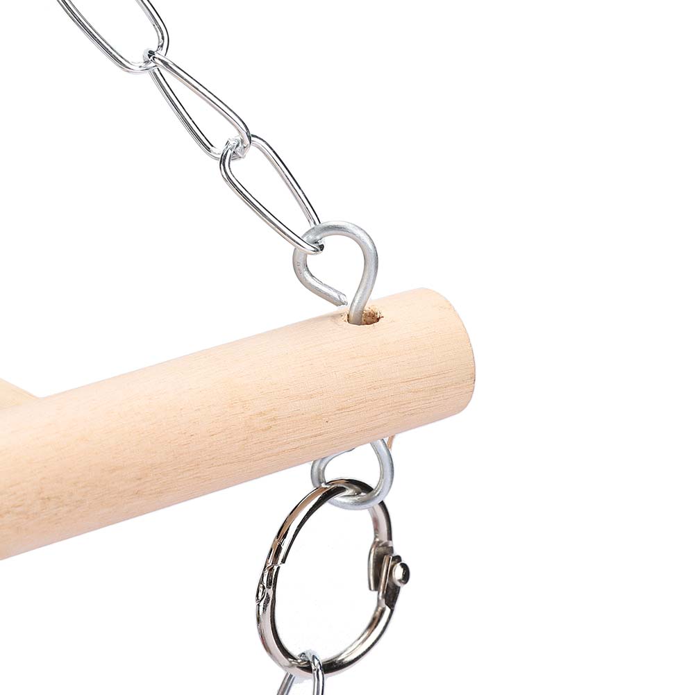 Hanging Pet Parrot Bite Climbing Toy Hamster Swing Ladder Hammock Toy