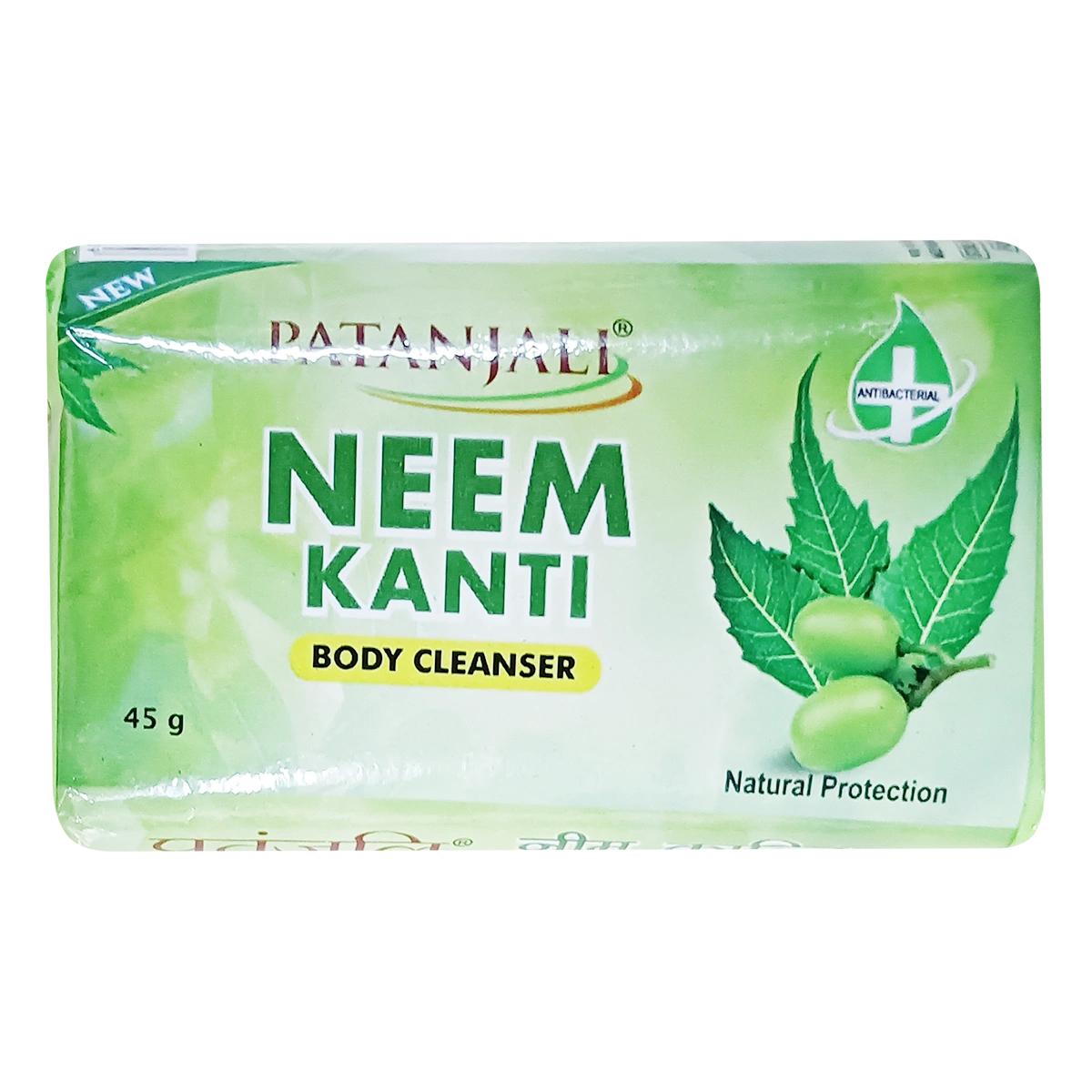 

Patanjali Neem Kanti Body Cleanser, Useful In Rejuvenating, Nourishing & Glorifying Skin, 45gm