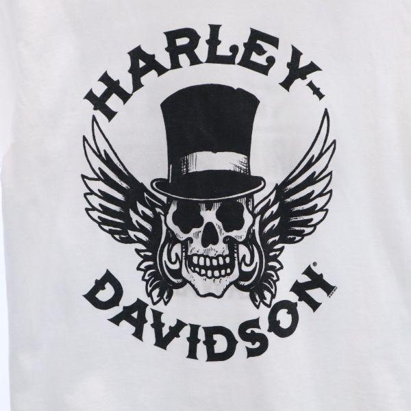 HARLEY DAVIDSON double-sided printing Short sleeve Crew neck T-shirt S Men's Used