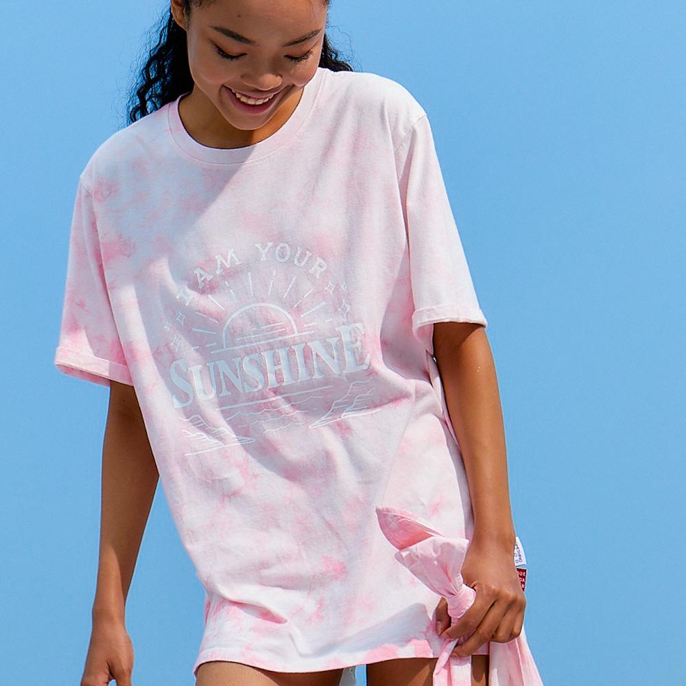 Sseomttinggus Stg X Cdc Tiedye T-Shirts Pink