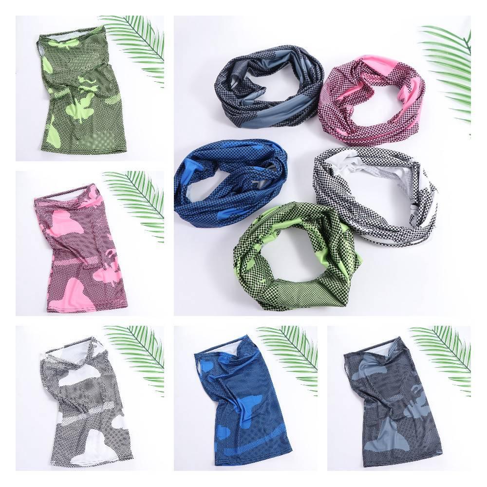 

Protection Ear Hanging Sun Protection Ice Silk Mask Neck Tube Scarf Women Bandana Cycling Bandana рожевий червоний колір