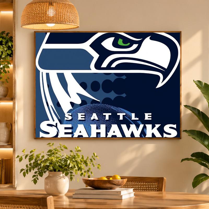 5D Diamond Painting Seattle Seahawks DIY Full Drill Diamond Art Kit Home Decoration