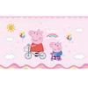 New Peppa Pig Themed Birthday Party Decoration Supplies Pink Pig Banner Spiral Hanging Decoration Backdrop Cake Topper Set