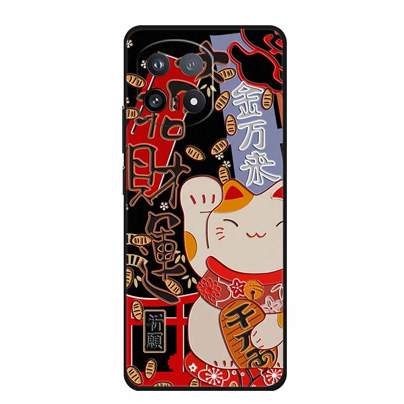 3D Emboss Phone Case For Vivo iQOO 15 5G Case Coque 6.85" Funda Black Silicone Soft Back Cover For Vivo iQOO 15 2025 Case Shells